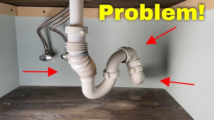 How to install a p trap when the pipes don't line up.(2021) 