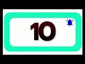 10 Seconds Countdown Timer With Sound Effect COLOR 4K HD 1080