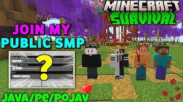 Join My New Public Smp 🥰 For Minecraft (Java/pe) | 24/7 Online | Cracked 1.21+ | Anyone Can Play 🌲
