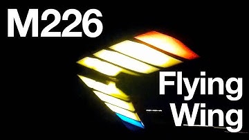 Scratch-built M226 wing - night flying