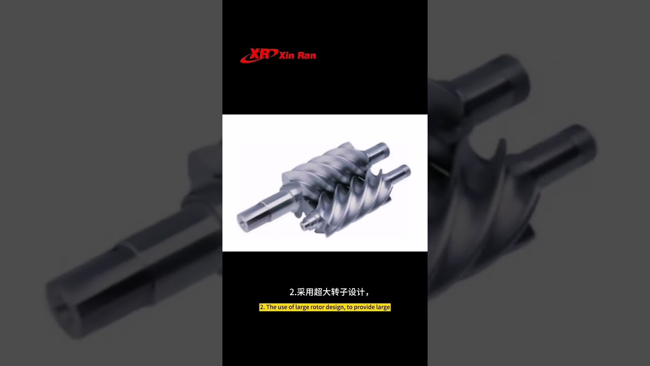 Xinran low pressure screw compressor 