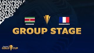 2021 Gold Cup | Suriname vs Guadeloupe