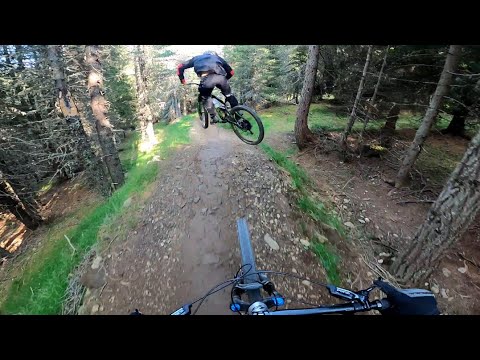 Sassolungo Bike Park Easy jump trail Val Gardena “Return to castle Wolkenstein “