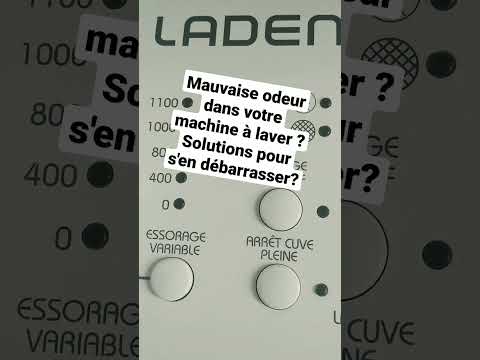 Mauvaise odeur dans votre machine à laver. J'ai la solution pour s'en débarrasser !