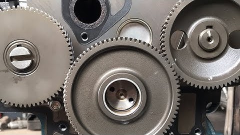 Canh dấu cam ( bánh răng ) trên động cơ DC70