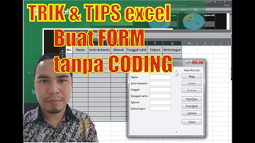 Cara input data CEPAT dan MUDAH tanpa CODING dgn FORM