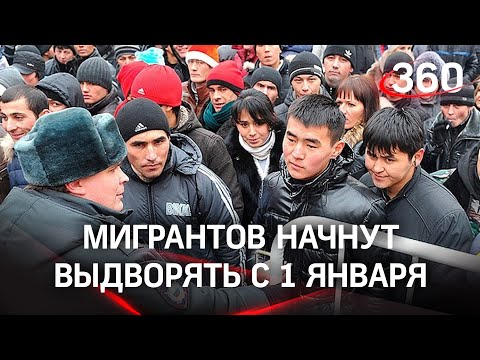 Нелегальных мигрантов начнут выдворять из России с 1 января