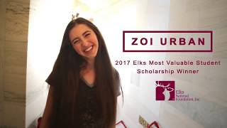 Zoi Urban, 2017 Most Valuable Student