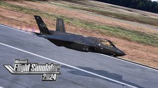 F-35 Lightning II Flight: The Missing Stealth Parts Story | MSFS 2024