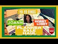 Planner Sale Haul | Joann & Hobby Lobby  @Yo-Yo Finds