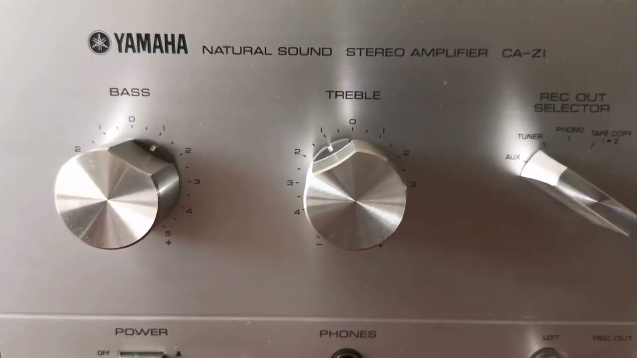 yamaha ca-z1 vintage amplifier - YouTube