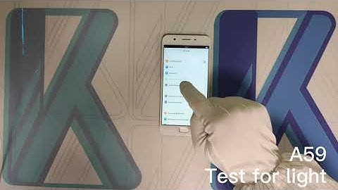 A59 Mobile  phone  lcd  light  test