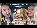 EATING WHAT THE PERSON IN FRONT OF ME ORDERS AT THE DRIVE THRU * ft my best friend * 24 hours *