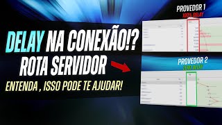 Rota Do Provedor Com Alta Latência No Servidores De Jogos
