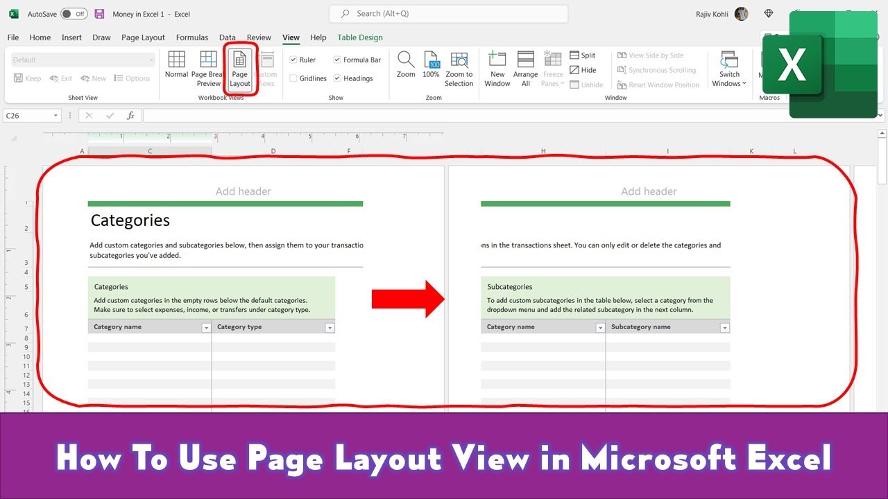 Chart Layout Tab Excel 2016