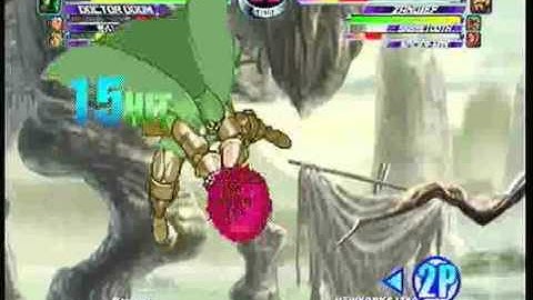 MvC2 Online (360): Brett (Cha/Ryu/Doom) vs Josh 360 (Spid/Gief/Sab) 22 .:7.28.10:.