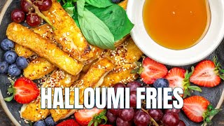 5-Minute Perfect Fried Halloumi | The Mediterranean Dish