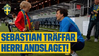 SEBASTIAN GÅR IN MED MATCHBOLLEN!