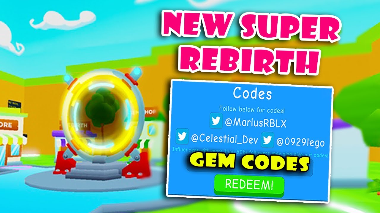 new-super-rebirth-gem-codes-in-tapping-simulator-roblox-youtube