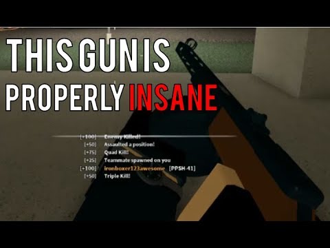 The Best Submachine Gun In Phantom Forces Ppsh 41 First