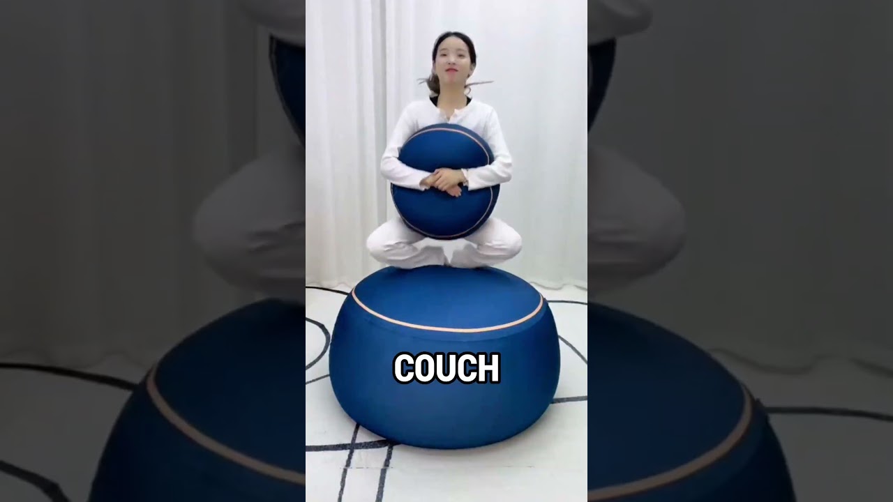 Waterproof Polythene and Fluffy Lazy Couch