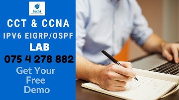 CCT and CCNA IPv6 EIGRP/OSPF  configuration (Tamil)