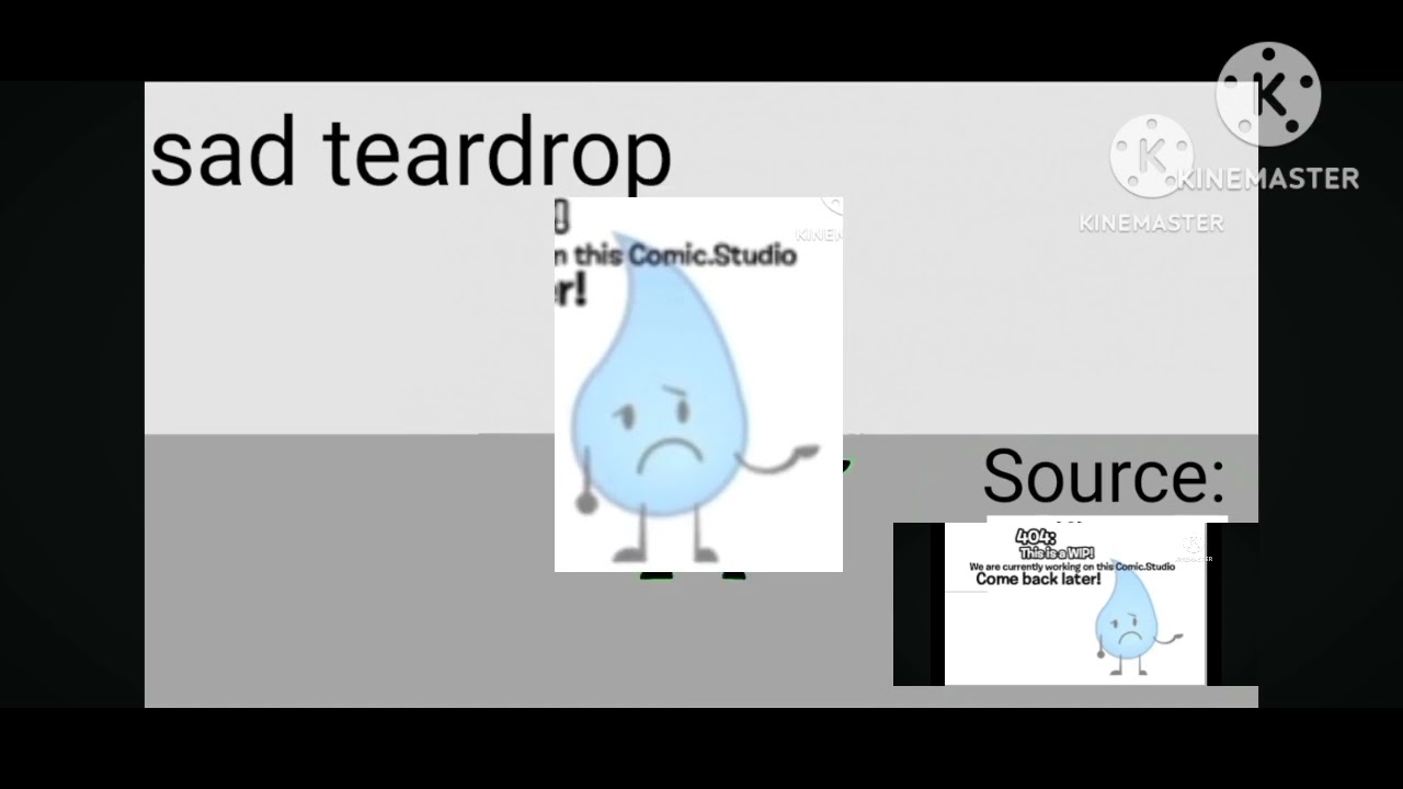 Something went wrong island sad teardrop 