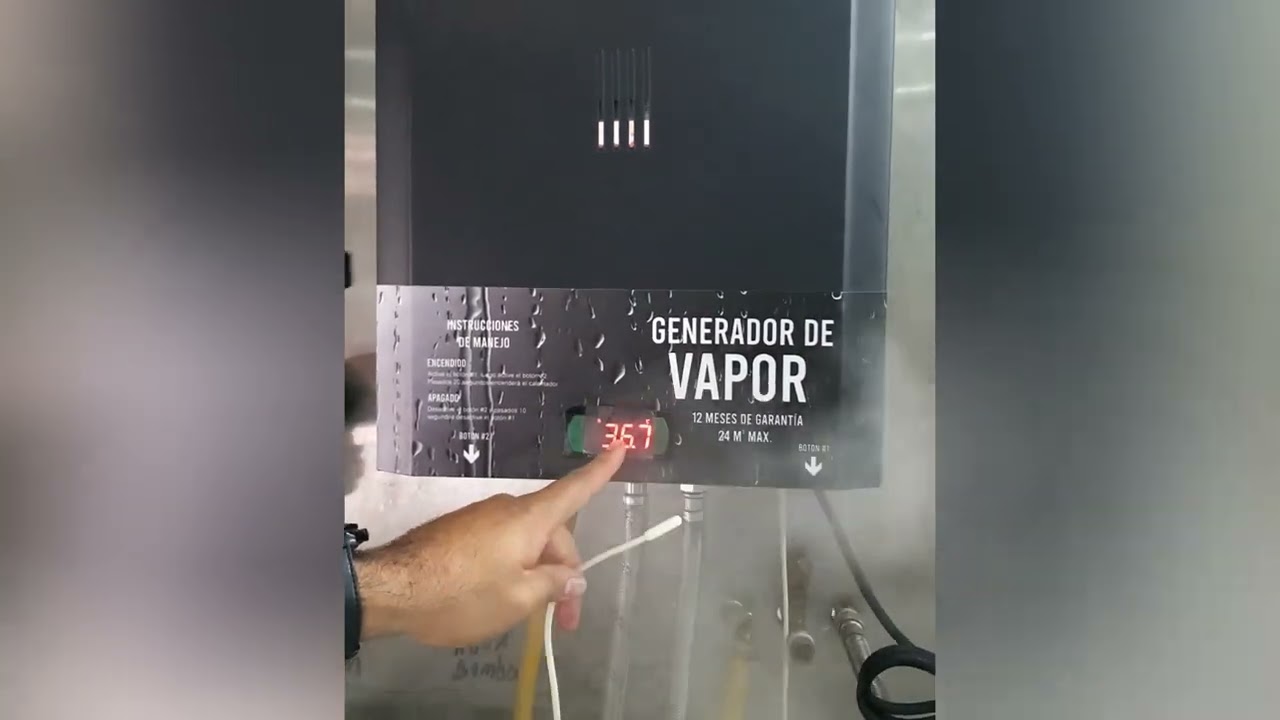 Funcionamiento del Generador de Vapor Clasic para Baño Turco