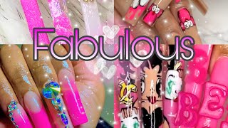 #15 **✨ACRYLICS✨ of INSTAGRAM COMPILATION ** BADDIE NAILS; ACRYLICS; EXTENDO NAILS XX CALMING