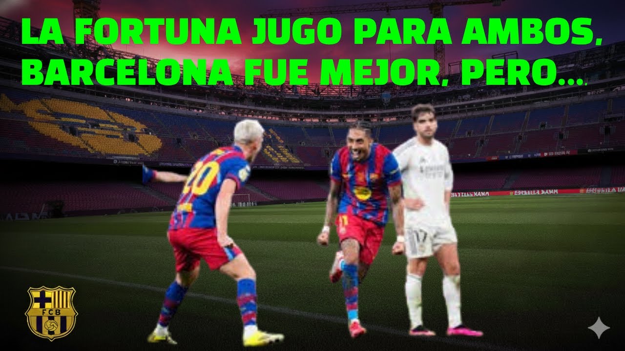 ANALISIS BARCELONA VS MADRID, SUPER COPA 20260111