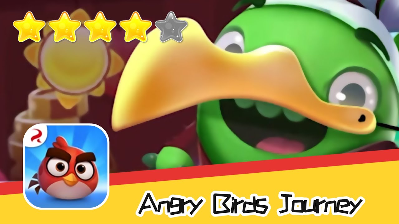 Angry Birds Journey 50 Walkthrough Fling Birds Solve Puzzles Recommend index four stars