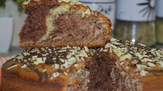 كيكة بالشكلاط والفاني  سهلة واقتصادية /Cake au chocolat