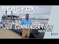 Triple yamahas luxury  fishing power unveiling the 2024 sea fox 368 commander  sandy hook yachts