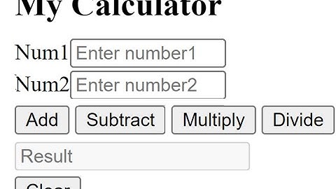 Simple Interactive Calculator Part 2
