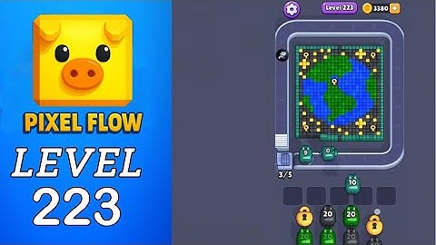 Pixel Flow Level 223 Walkthrough