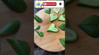 Easy Cucumber Heart Art! 🥒❤️ #shortsvideo #foodart #cucumber #kitchenhacks #cookinghackstamil  #food