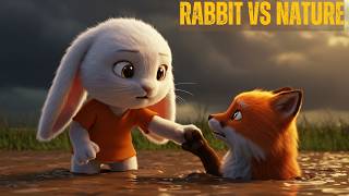 Rabbit Escapes Quicksand Saves Trapped Fox Heroic Animal Rescue Story