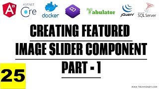 Featured Image Slider - Angular 8 | Asp.Net Core 2.2 - Feature Slider Component - Part - 1