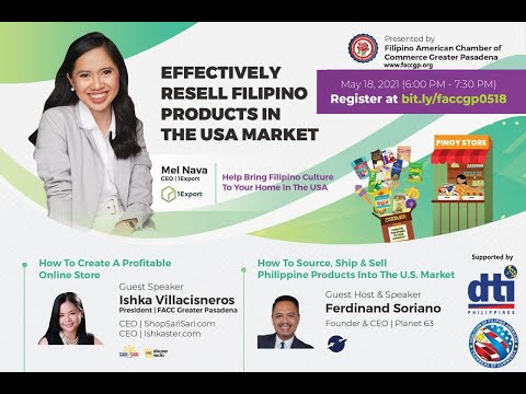 How To Source, Ship & Sell Philippine Products to the US Market