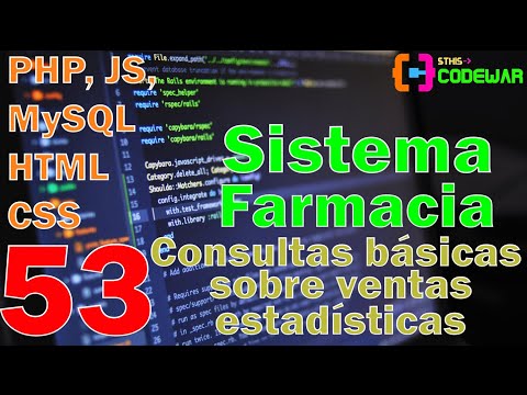 53. Consultas básicas sobre ventas y contabilidad - Sistema Farmacia PHP JS MYSQL HTML CSS