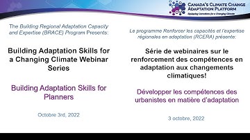 Building Adaptation Skills for Planners | Canada