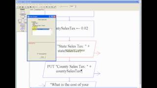 Raptor Flowchart Tutorial - Sales Tax Calculator: ITT Tech screenshot 1