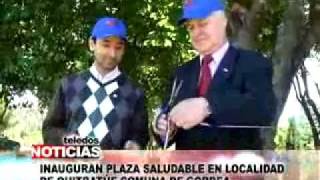 Inauguración Plaza Saludable en Quitratue, comuna de Gorbea.
