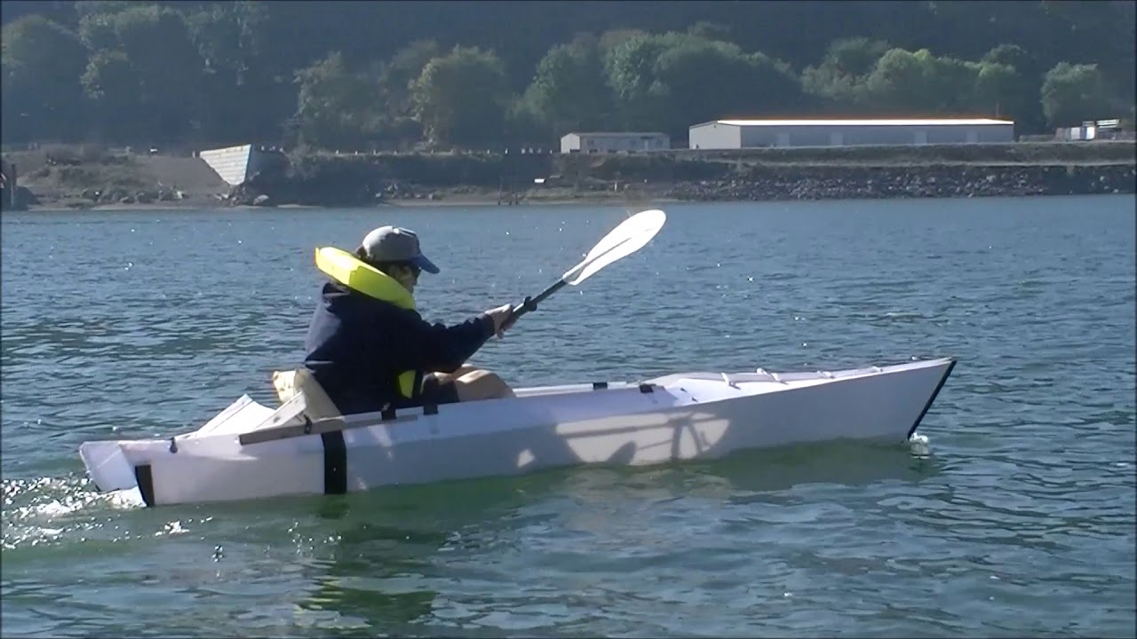 coroplast foldable 10 ft kayak - youtube