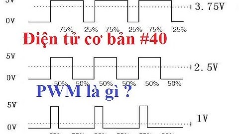 Điện tử cơ bản #40 PWM là gì ? Điều chế độ rộng xung và ứng dụng trong thực tế