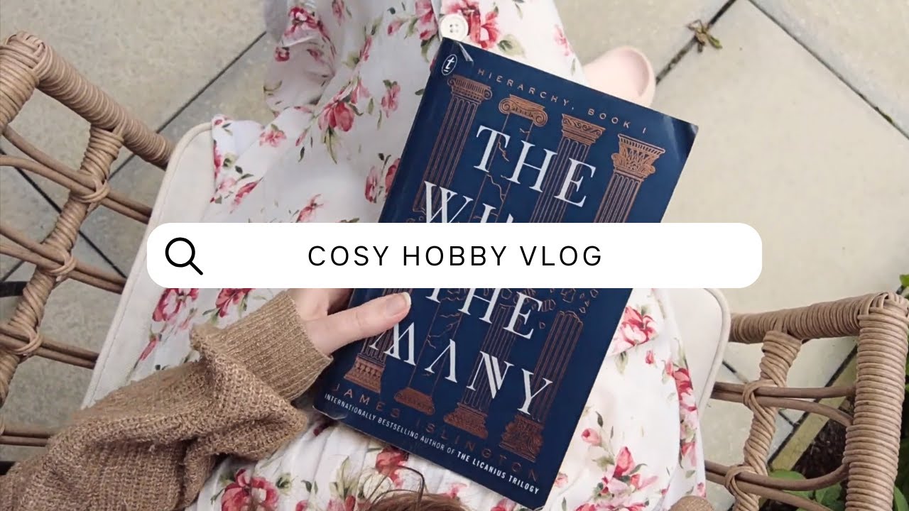 a cosy hobby vlog | reading the Will of the Many, writing my new novel, playing Tiny Bookshop