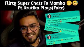 Flirty Super Chats To Mamba Ftkrutika Plays Fake 