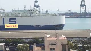 Chennai Harbour||Chennai Port||Big Boat||Beach||Sea