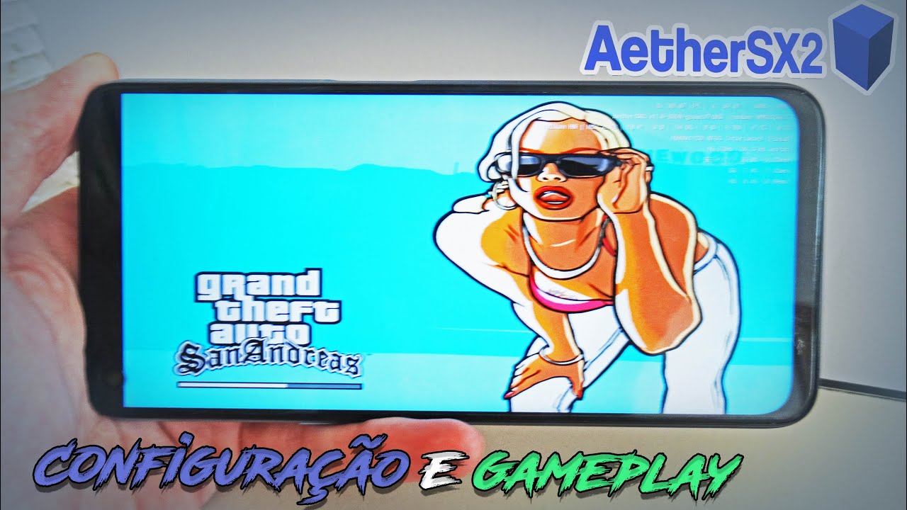 Configuração e Gameplay GTA San Andreas no AetherSX2 - Mediatek Helio ...
