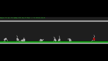 Legged robot motion sequence selection using Differential Evolution